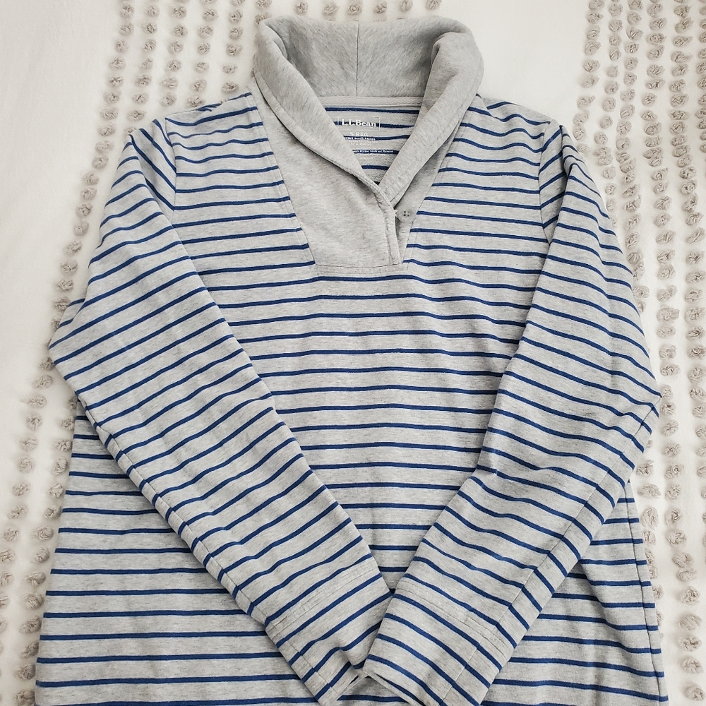 LL Bean shawl collar pullover